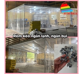 Rèm trong suốt che bụi ngăn lạnh 